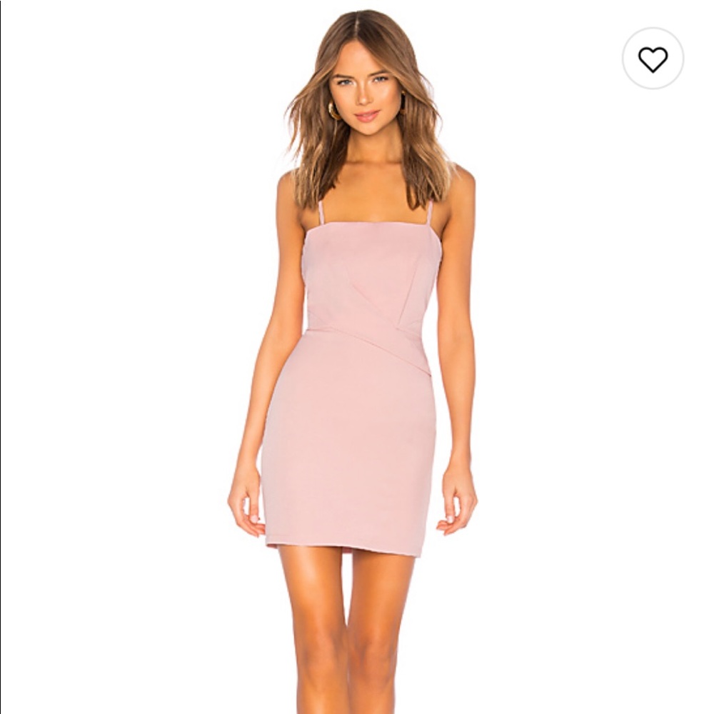 Revolve Superdown Pink Fitted Mini Dress